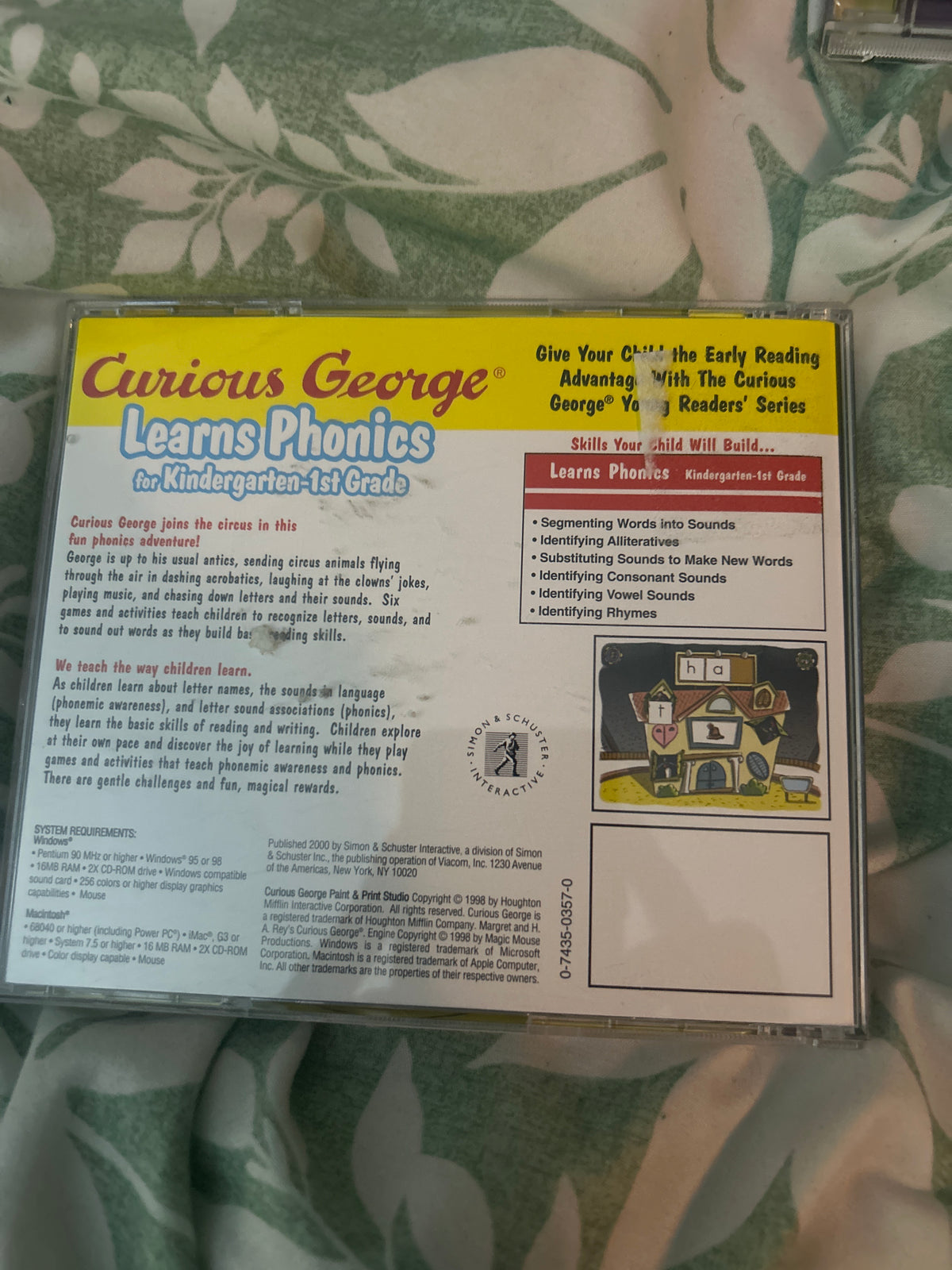 Curious George - Learns Phonics for Kindergarten-1st Grade (CD-Rom)