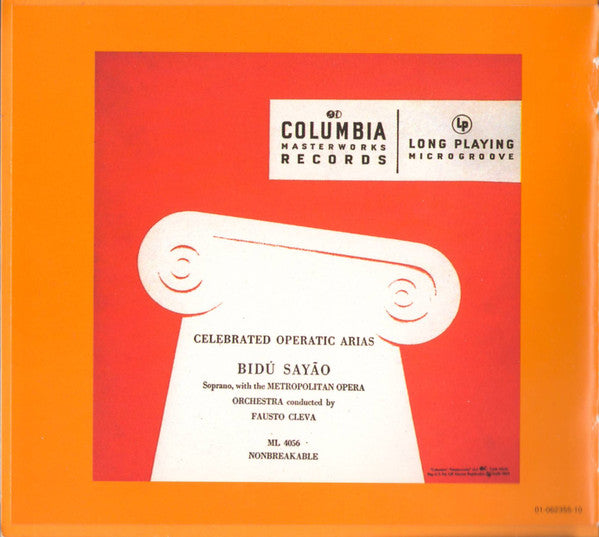 Bidú Sayão : Bachiana Brasiliera No. 5 Opera Arias & Brazilian Folksongs (CD, Comp, Mono, RM)