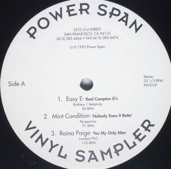 Various : Power Span Vinyl Sampler (12", Smplr)