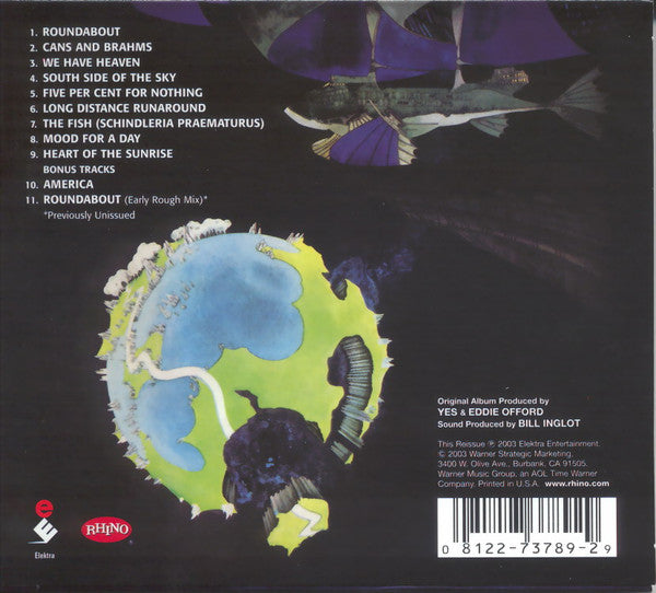 Yes : Fragile (CD, Album, RE, RM, RP, O-S)