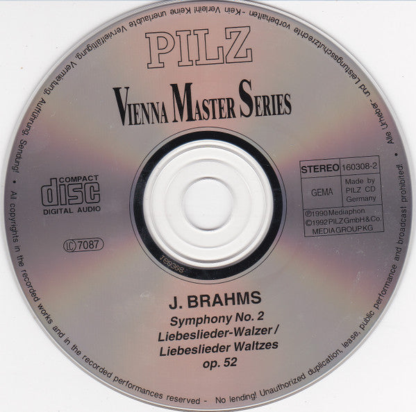 Johannes Brahms : Festival Overture / Tragic Overture / Liebeslieder Waltzes (2xCD, Comp)