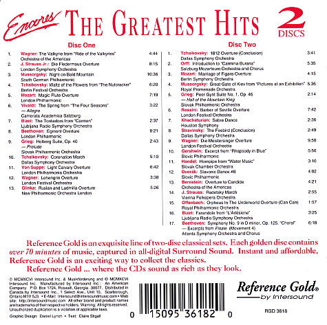 Various : Encores The Greatest Hits (2xCD)