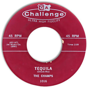 The Champs : Train To Nowhere / Tequila (7", Single)