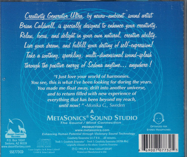 R. Brian Caldwell : Creativity Generator Ultra (CD, Album)
