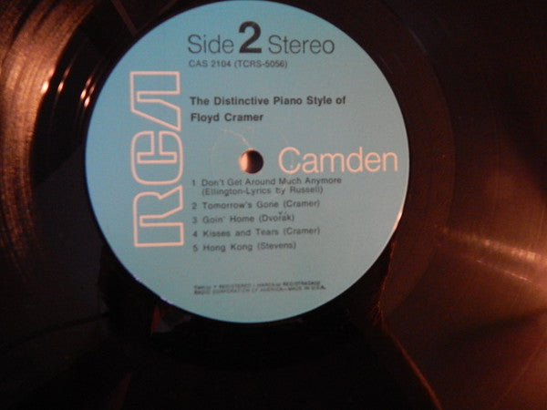 Floyd Cramer : The Distinctive Piano Style Of Floyd Cramer (LP, RE)