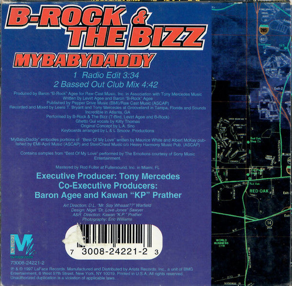 B-Rock & The Bizz : MyBabyDaddy (CD, Single, Car)
