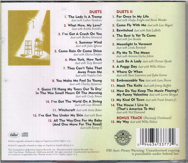 Frank Sinatra : Duets And Duets II (2xCD, Comp, Ltd)