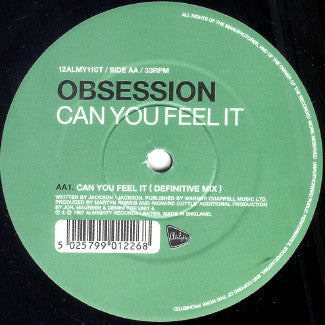 Obsession : Being With You / Can You Feel It (12")