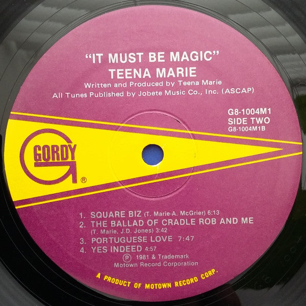 Teena Marie : It Must Be Magic (LP, Album)