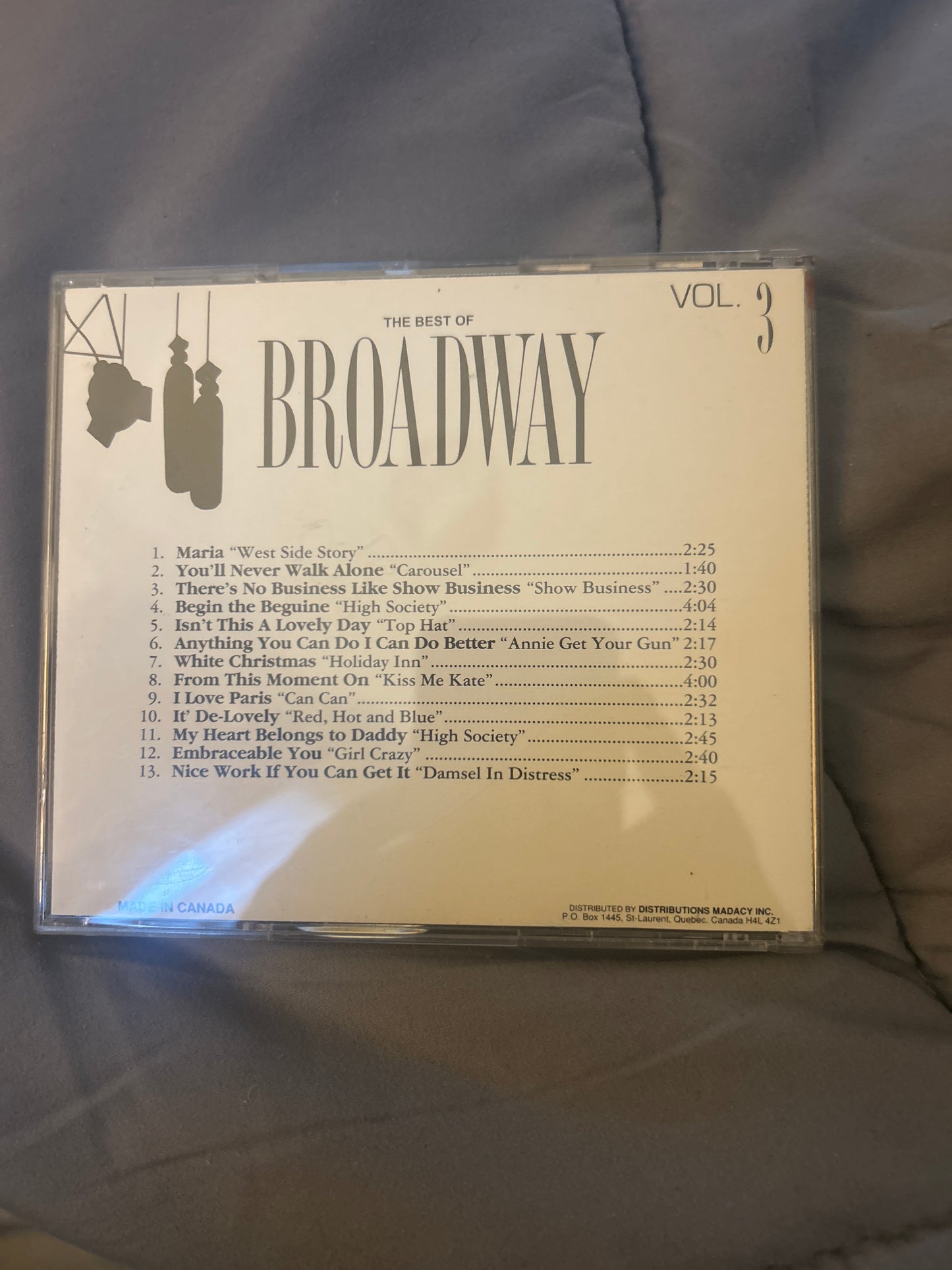 Unknown Artist - The Best Of Broadway (CD #3 only)