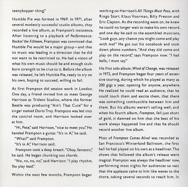 Peter Frampton : Classics Volume 12 (CD, Comp, Club, RE, BMG)