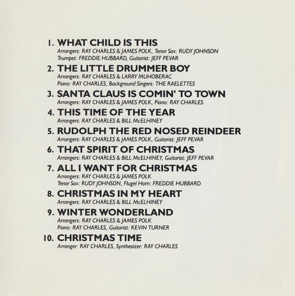 Ray Charles : The Spirit Of Christmas (CD, Album)