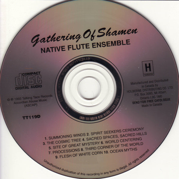 Native Flute Ensemble : Gathering Of Shamen (CD)