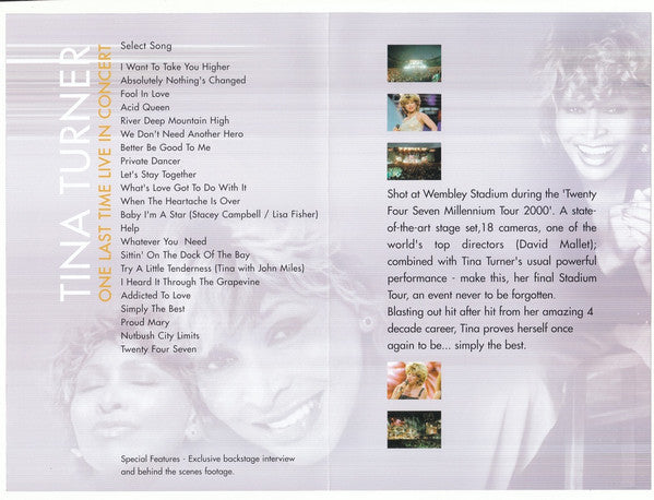 Tina Turner : One Last Time Live In Concert (DVD-V, Multichannel, NTSC)