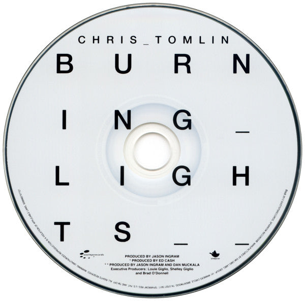 Chris Tomlin : Burning Lights (CD, Album)