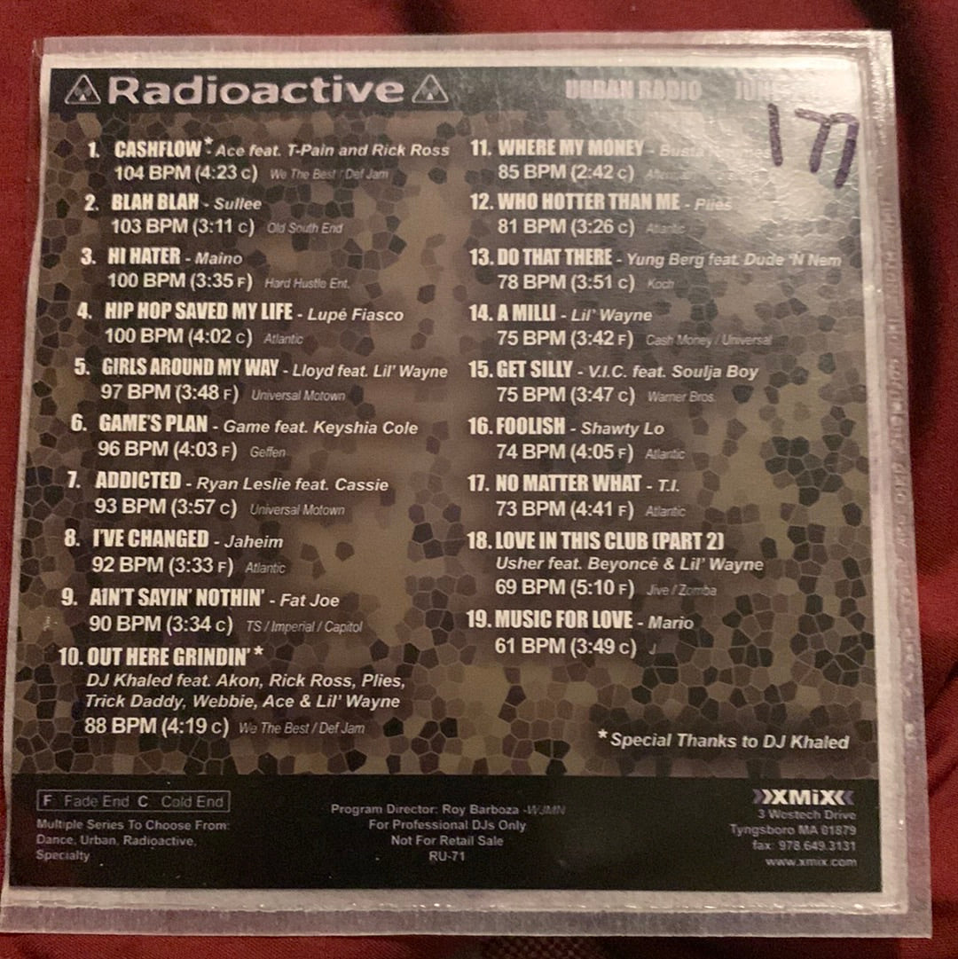 Various - Radioactive Urban Radio # 71 June 2008 (CD, Comp)