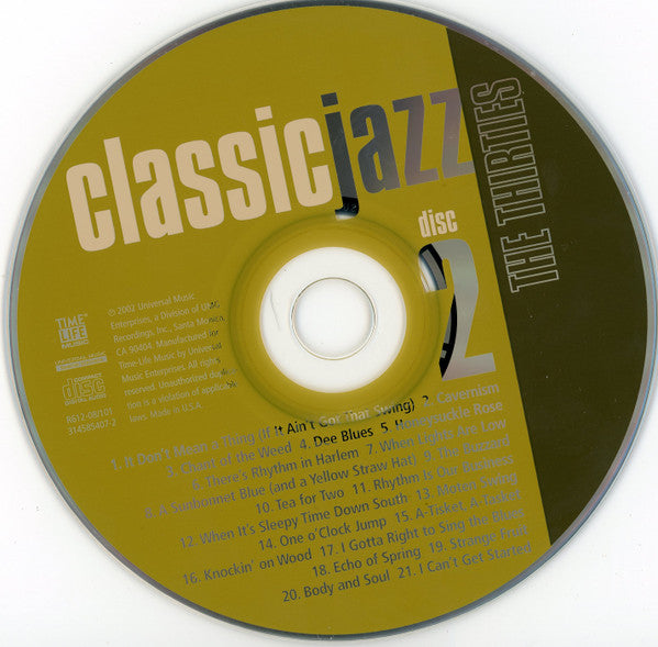 Various : Classic Jazz: The Thirties (2xCD, Comp)