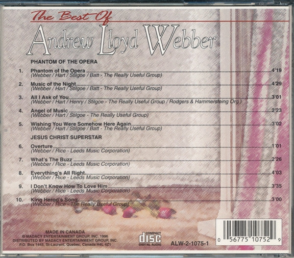The Starlite Orchestra And Choir : The Best Of Andrew Lloyd Webber (3xCD, Comp)