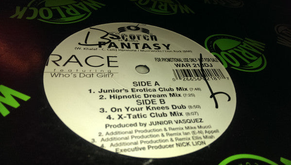 Race (3) Featuring Who's That Girl?* : Fantasy (12", Promo)