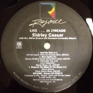 Shirley Caesar With Reverend Milton Brunson* And The Thompson Community Singers : Live ... In Chicago (LP, Album)
