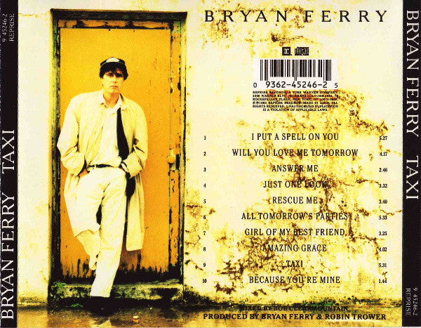 Bryan Ferry : Taxi (CD, Album, SRC)