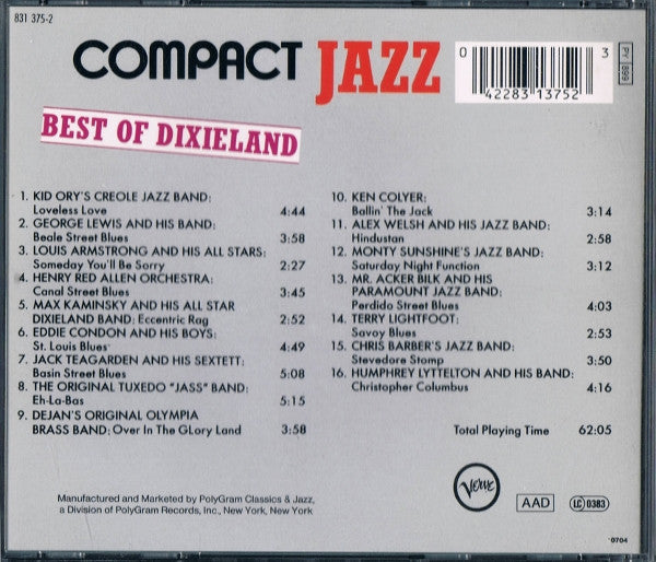Various : Best Of Dixieland (CD, Album, Comp)