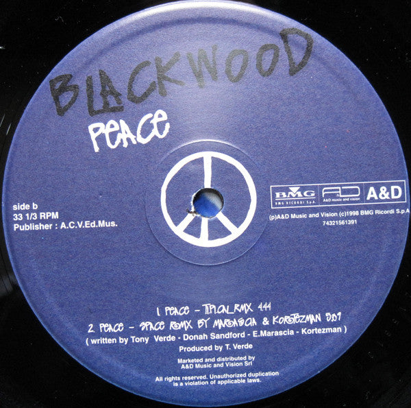 Blackwood : Peace (12")