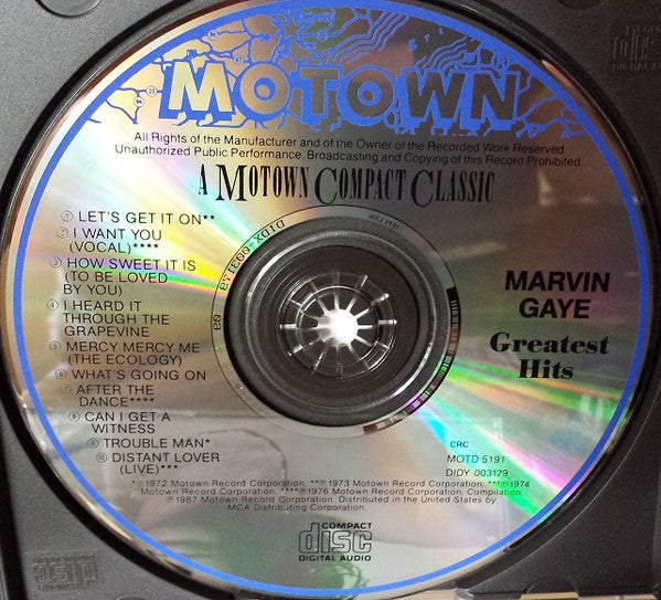 Marvin Gaye : Marvin Gaye's Greatest Hits (CD, Comp, Club, RE)