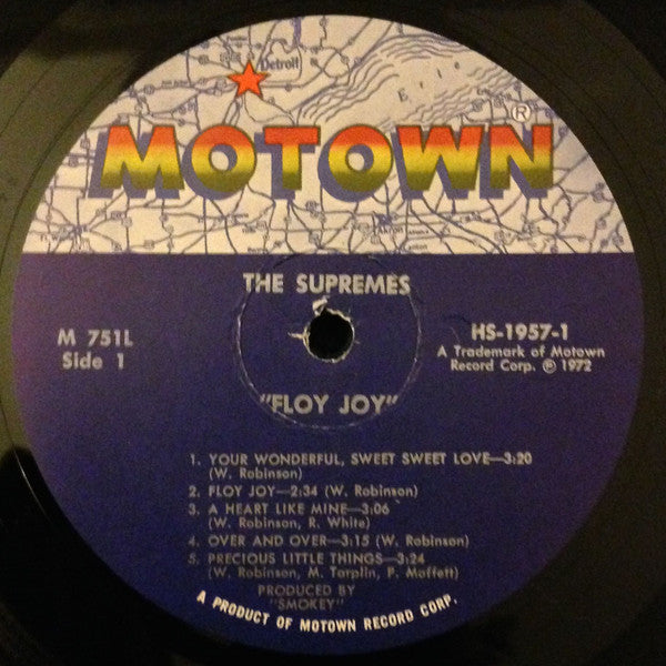 The Supremes : Floy Joy (LP, Album)