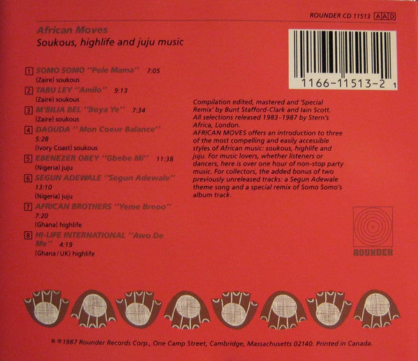 Various : African Moves (CD, Comp)