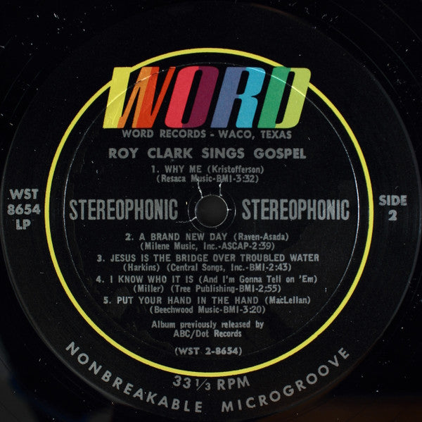 Roy Clark : Roy Clark Sings Gospel (LP, Album)