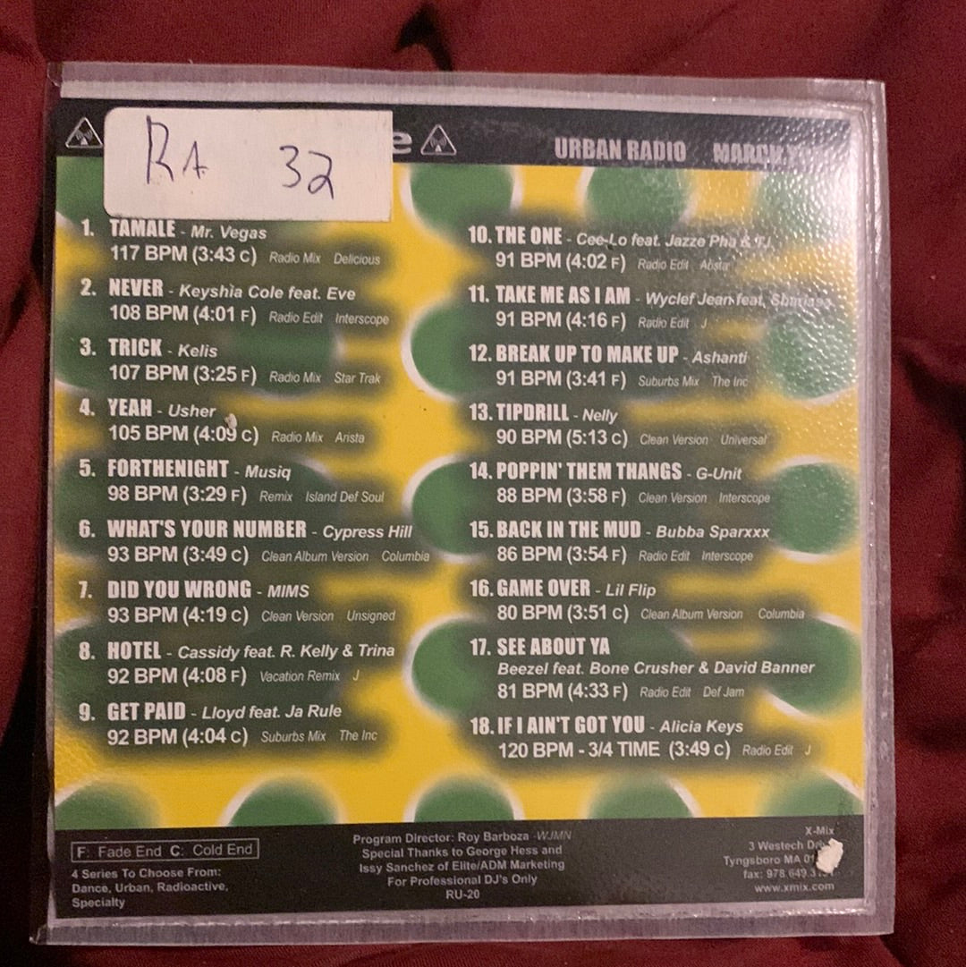 Various - Radioactive Urban Radio # 20 March 2004 (CD, Comp)