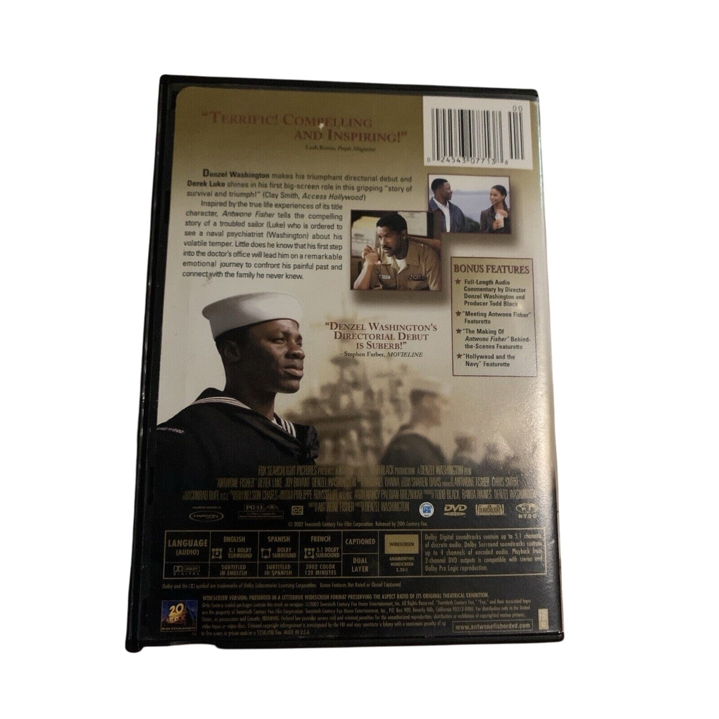 Antwone Fisher (DVD, Widescreen, 2002)