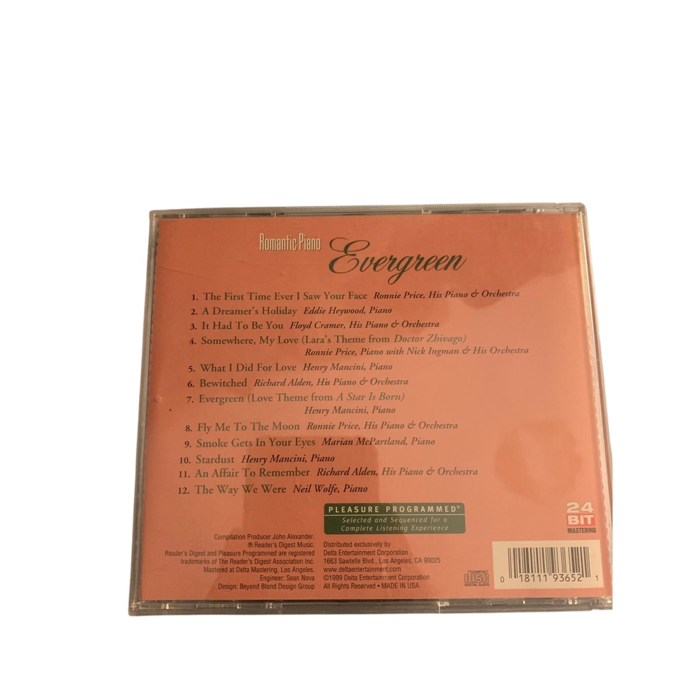 Romantic Piano - Evergreen (CD)