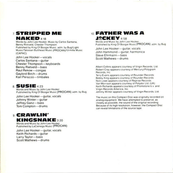 John Lee Hooker : Mr. Lucky (CD, Album)