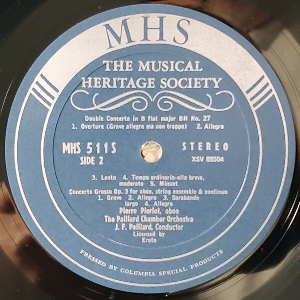 George Frederick Handel*, Ensemble Of Wind Instruments And Percussion*, The Jean-François Paillard Ensemble*, Jean-Francois Paillard* : Royal Fireworks Music / Double Concerto No. 27 In B Flat Major / Oboe Concerto No. 3 In G Minor (LP, Album, RE)