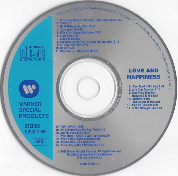 Various : Love And Happiness (CD, Comp)
