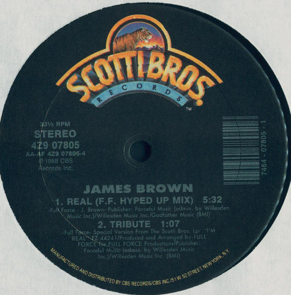James Brown : I'm Real (12")