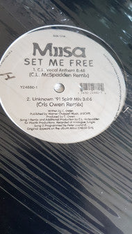 Miisa : Set Me Free (12")