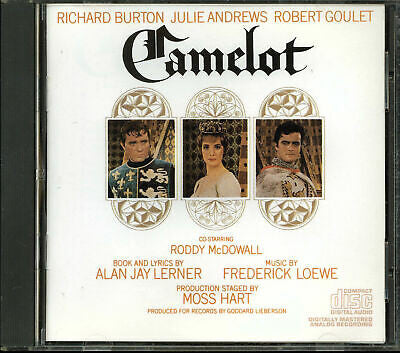 Alan Jay Lerner, Frederick Loewe - Julie Andrews, Richard Burton (2), Robert Goulet, Roddy McDowall : Camelot (CD, Album, RE)