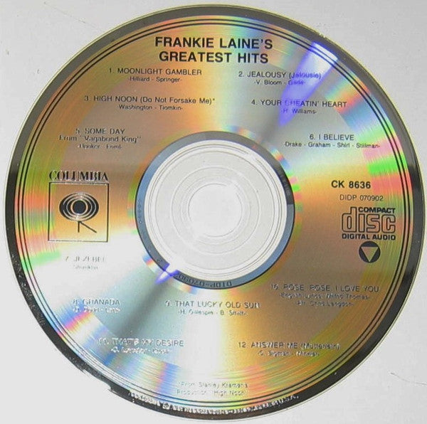 Frankie Laine : Frankie Laine's Greatest Hits (CD, Comp, RE)