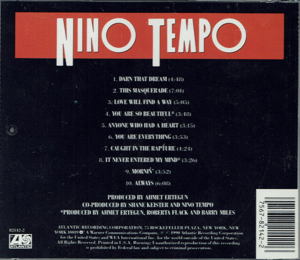 Nino Tempo : Tenor Saxophone (CD, Album)