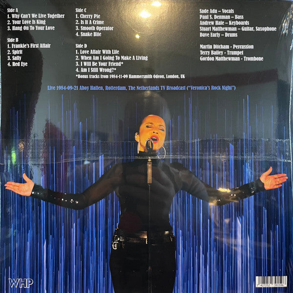 Sade – Live 1984-09-21 Ahoy Hallen, Rotterdam (LP, Ltd, Unofficial, Blue)