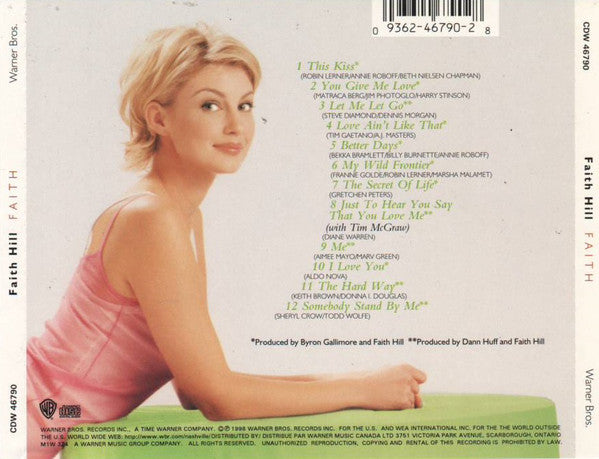 Faith Hill : Faith (CD, Album)