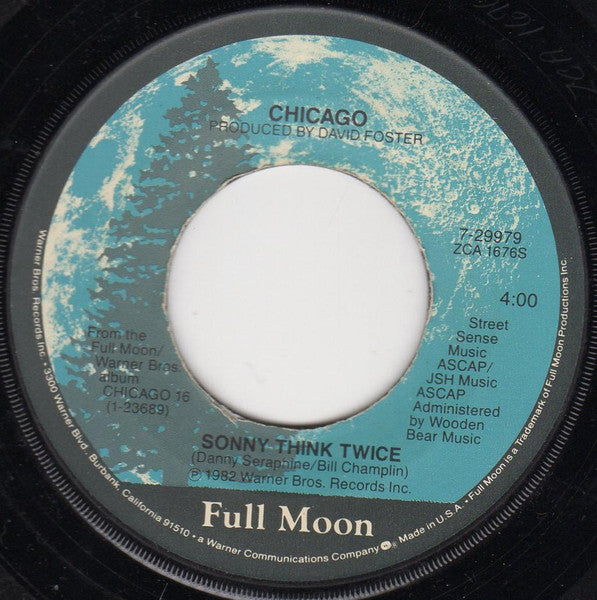 Chicago (2) : Hard To Say I'm Sorry (7", Jac)