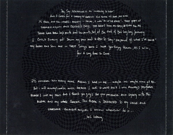 Enrique Iglesias : Insomniac (CD, Album)