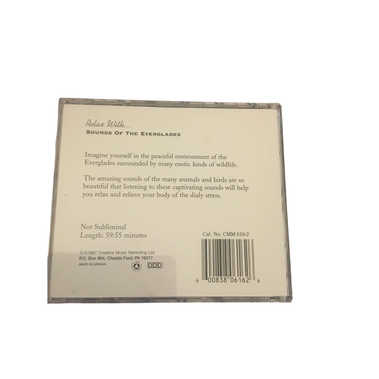 Relax With… - Sounds Of The Everglades (Enhanced With Music) (CD)