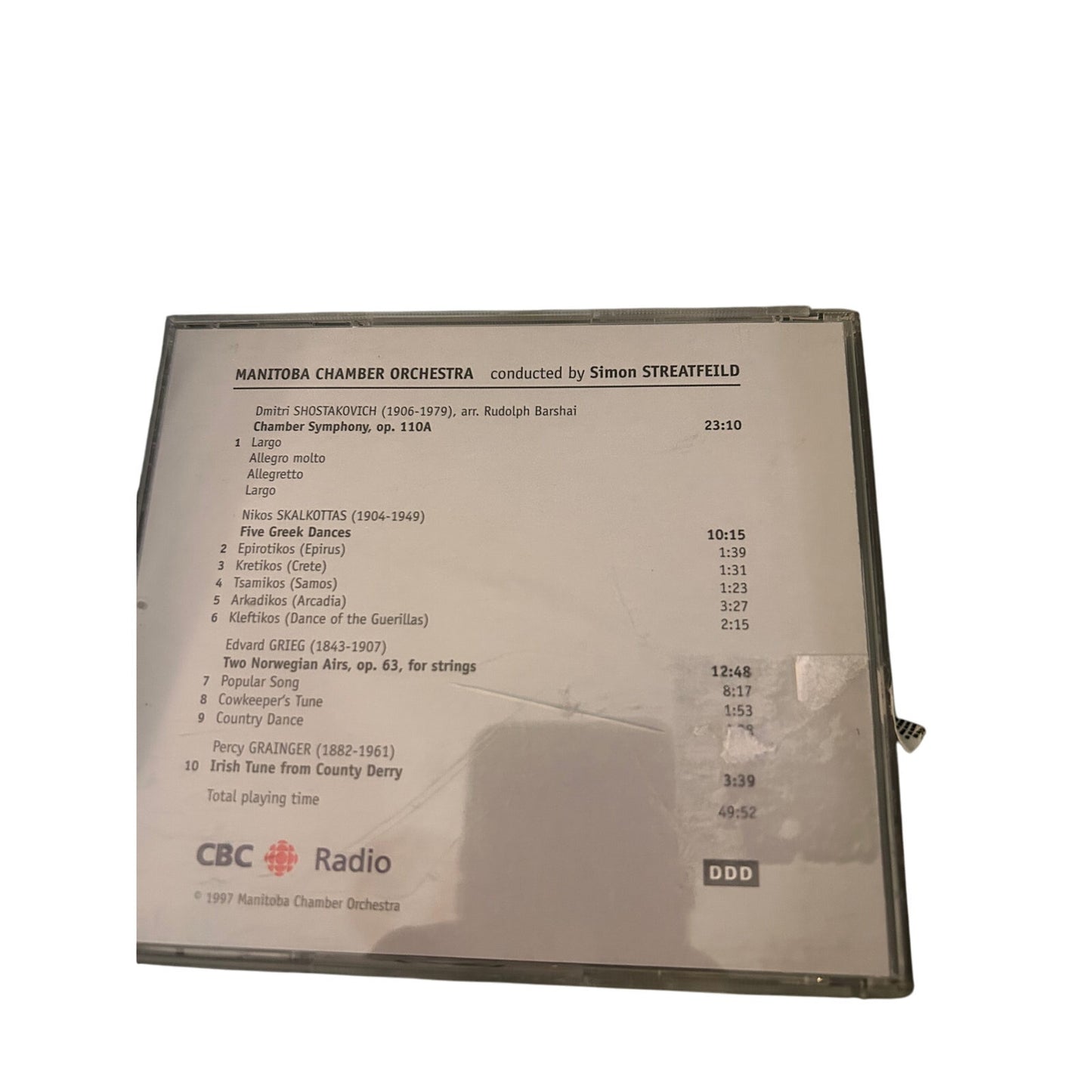 Manitoba Chamber of Commerce Orchestra - 25th Anniversary Limited Edition Live Recording (CD)