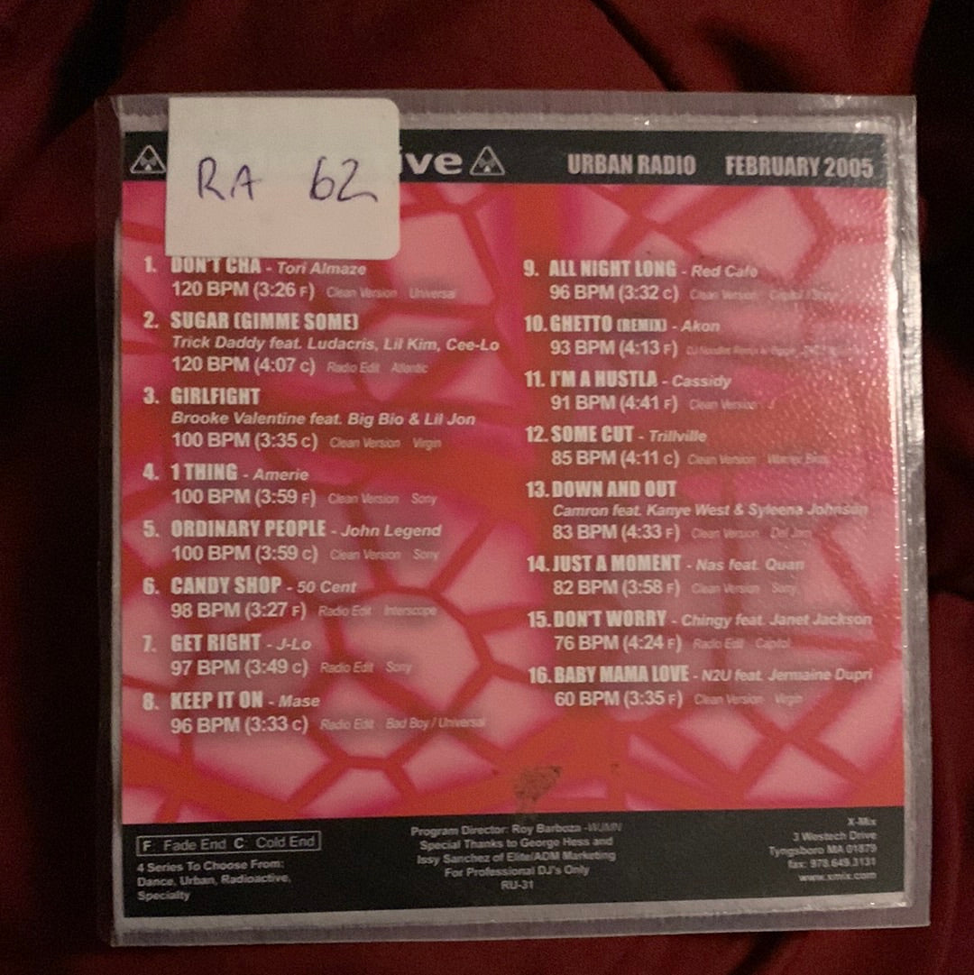 Various - Radioactive Urban Radio # 31 February 2005 (CD, Comp)