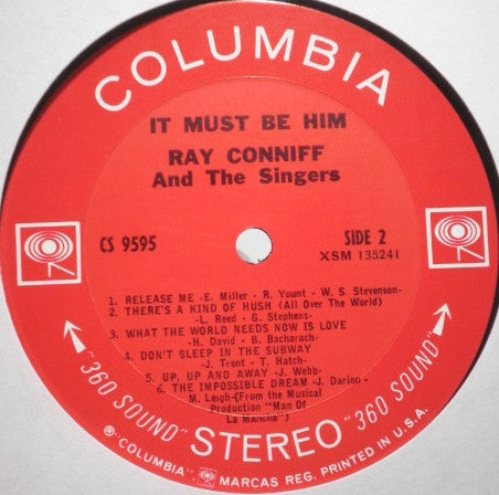 Ray Conniff And The Singers - It Must Be Him (LP) - Discogs image 4